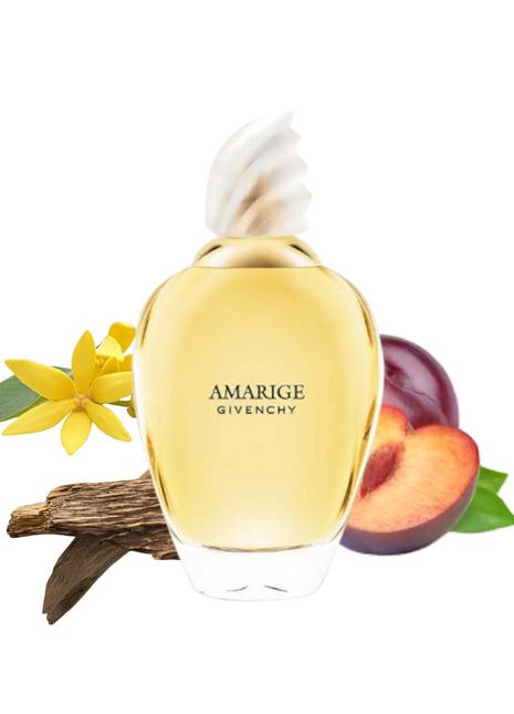 "Amarige by Givenchy women's perfume bottle with floral notes and elegant design"