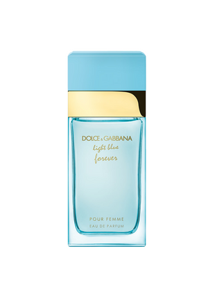 Light Blue Forever by Dolce & Gabbana perfume for women in an elegant bottle, showcasing a fresh and vibrant fragrance.
