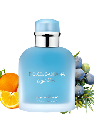 Light Blue Eau Intense Pour Homme by Dolce & Gabbana - Men's Perfume Bottle with Oceanic Notes and Citrus Accents