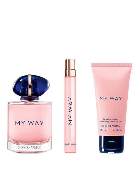 ARMANI MY WAY 3 PCS. GIFT SET: 3.0  + 10 ML MIN + 1.7 B/L  