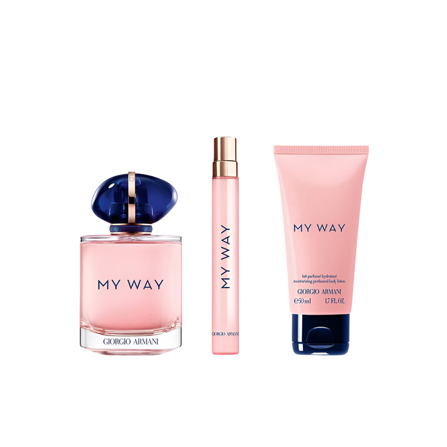 ARMANI MY WAY 3 PCS. GIFT SET: 3.0  + 10 ML MIN + 1.7 B/L  