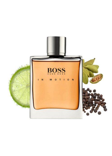 BOSS IN MOTION by Hugo Boss men's perfume - energizing and dynamic fragrance for modern men