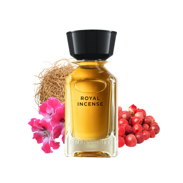 Omanluxury Royal Incense EDP 3.4 Oz bottle with elegant design and luxurious packaging