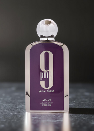 AFNAN 9 PM FEMME (PURPLE) 3.4 OZ.    