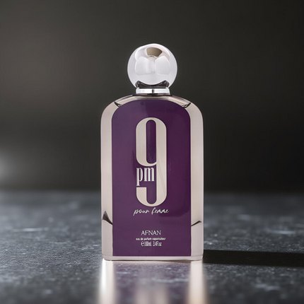 AFNAN 9 PM FEMME (PURPLE) 3.4 OZ.    