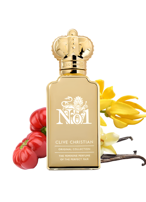 Clive Christian Original No. 1 Feminine Perfume for Women - Luxurious Floral Fragrance in Elegant Bottle