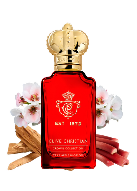 Clive Christian Crown Collection Crab Apple Blossom Perfume for Women - Elegant floral fragrance with notes of crab apple blossom.