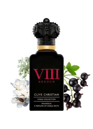 Clive Christian Noble Rococo Magnolia perfume bottle for women, showcasing luxurious floral notes and elegant design.