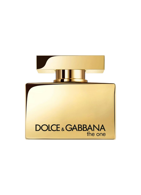 Elegant DOLCE&GABBANA THE ONE GOLD perfume bottle for women, showcasing luxury and sophistication.