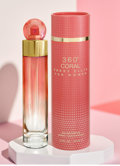 360 CORAL BY PERRY ELLIS 3.4 FL.OZ.    