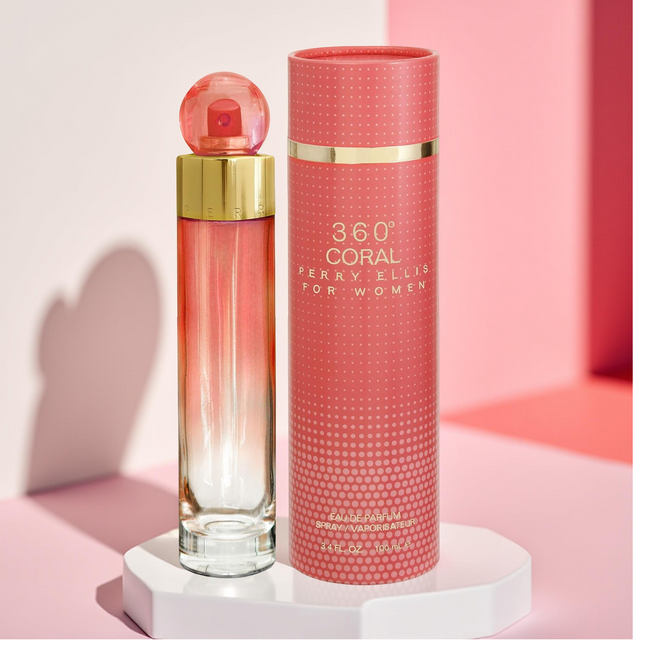 360 CORAL BY PERRY ELLIS 3.4 FL.OZ.    