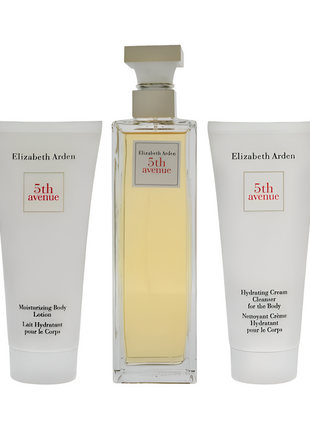 5TH AVE GIFT SET 3PCS.: 4.2 OZ   + 3.3 OZ. BODY LOTION + 3.3OZ. BODY CLEANSER .