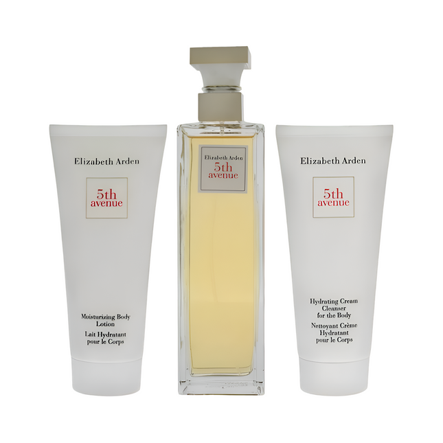 5TH AVE GIFT SET 3PCS.: 4.2 OZ   + 3.3 OZ. BODY LOTION + 3.3OZ. BODY CLEANSER .