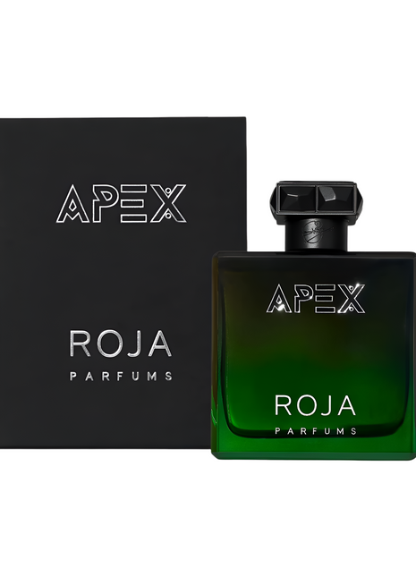 Roja Parfums APEX, Roja Dove perfume, luxury men’s fragrance, long-lasting cologne, woody amber scent, masculine EDP, designer perfume, signature scent, niche perfume for men, citrus woody fragrance.
