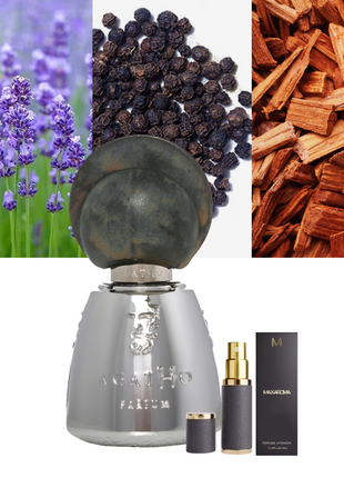 Agatho Parfum Giardinodiercole, Giardinodiercole perfume, Agatho unisex fragrance, niche Italian perfume, luxury travel perfume, Agatho Parfum 10 ml, long-lasting unisex scent, designer fragrance for men and women, elegant niche perfume, fresh floral woody fragrance.
