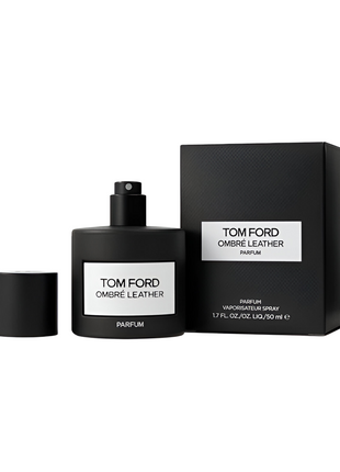 Tom Ford Ombre Leather, Tom Ford perfume, unisex fragrance, leather perfume, woody floral scent, luxury perfume, long-lasting fragrance, designer fragrance, 1.7 oz EDP, niche perfume, elegant perfume, sensual fragrance.
