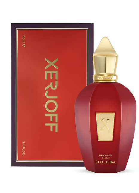  Xerjoff Red Hoba, Xerjoff perfume, unisex fragrance, niche perfume, luxury perfume, woody amber fragrance, long-lasting perfume, Italian perfume, 3.4 oz EDP, evening fragrance, exclusive scent.
