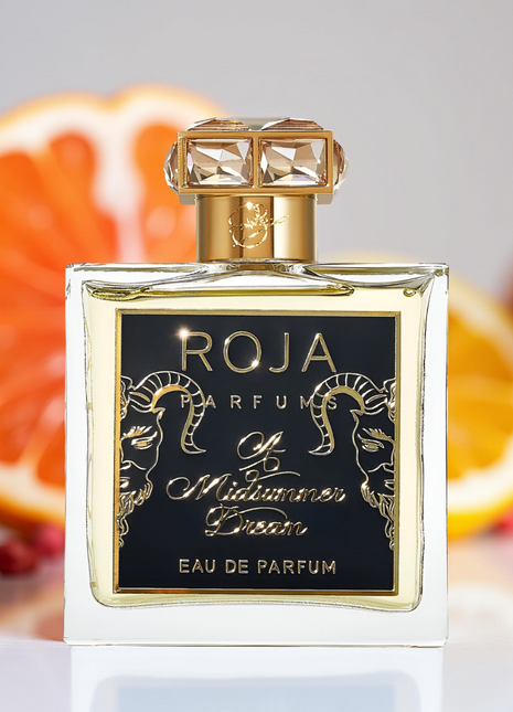 Roja Parfums A Midsummer Dream, Roja Dove perfume, luxury unisex perfume, long-lasting Eau de Parfum, floral woody fragrance, niche perfume for men and women, Roja Parfums EDP, elegant unisex scent, designer perfume for all occasions, best Roja Parfums fragrance.
