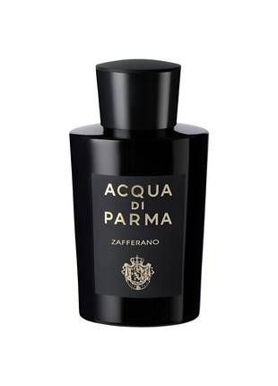 Acqua di Parma Signatures Of The Sun Zafferano, Acqua di Parma Zafferano EDP, luxury saffron perfume, unisex fragrance, Italian niche perfume, long-lasting Eau de Parfum, amber vanilla patchouli scent, Acqua di Parma 6 oz, signature unisex perfume, best Acqua di Parma fragrances, saffron amber perfume, premium Italian perfume brand.
