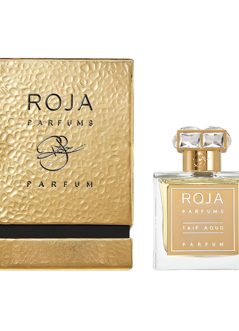 Roja Parfums Taif Aoud, Roja Parfums, Taif Aoud perfume, unisex perfume, luxury fragrance, niche perfume, long-lasting scent, oud perfume, Taif Rose perfume, designer fragrance, sophisticated perfume, Roja Dove fragrance.
