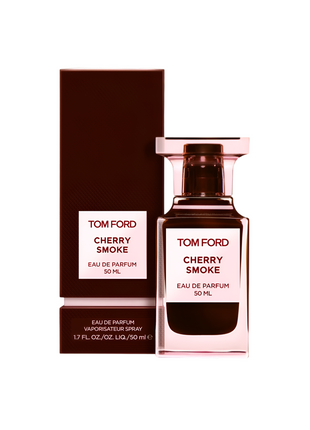 Tom Ford Cherry Smoke, Cherry Smoke Eau de Parfum, Tom Ford unisex perfume, dark cherry fragrance, smoky woody perfume, luxury Tom Ford scent, long-lasting unisex fragrance, evening perfume for men and women, bold luxury perfume, Tom Ford Private Blend collection.
