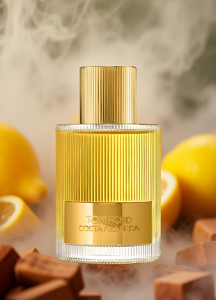 Tom Ford Costa Azzurra, Tom Ford unisex perfume, Costa Azzurra Eau de Parfum, Mediterranean fragrance, luxury unisex scent, woody aromatic perfume, long-lasting designer perfume, coastal-inspired fragrance, Tom Ford perfume for men and women, beachy luxury scent.
