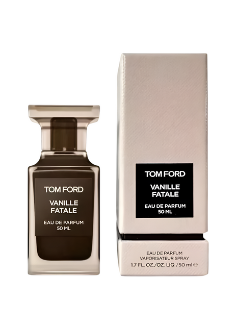 Tom Ford Vanille Fatale, Tom Ford perfume, Vanille Fatale Eau de Parfum, Tom Ford unisex fragrance, luxury perfume, spicy vanilla fragrance, long-lasting scent, sensual fragrance for men and women, evening wear perfume, signature Tom Ford fragrance, bold and seductive scent, Tom Ford Vanille Fatale 1.7 Oz EDP.