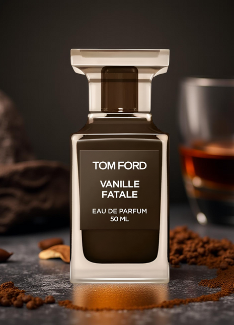 Tom Ford Vanille Fatale, Tom Ford perfume, Vanille Fatale Eau de Parfum, Tom Ford unisex fragrance, luxury perfume, spicy vanilla fragrance, long-lasting scent, sensual fragrance for men and women, evening wear perfume, signature Tom Ford fragrance, bold and seductive scent, Tom Ford Vanille Fatale 1.7 Oz EDP.