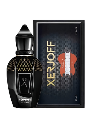 Xerjoff Tony Iommi Deified, Xerjoff perfume, Tony Iommi fragrance, unisex perfume, luxury fragrance, niche perfume, long-lasting scent, Italian perfume, limited edition, designer fragrance, exclusive perfume, sophisticated scent.
