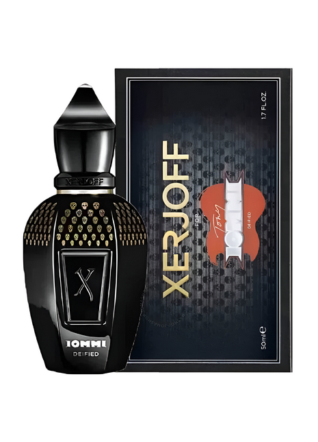 Xerjoff Tony Iommi Deified, Xerjoff perfume, Tony Iommi fragrance, unisex perfume, luxury fragrance, niche perfume, long-lasting scent, Italian perfume, limited edition, designer fragrance, exclusive perfume, sophisticated scent.

