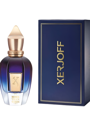  Xerjoff More Than Words, Xerjoff perfume, unisex fragrance, niche perfume, oriental woody scent, long-lasting perfume, luxury perfume, oud fragrance, 1.7 oz EDP, Join The Club Collection, evening fragrance, Italian niche perfume.
